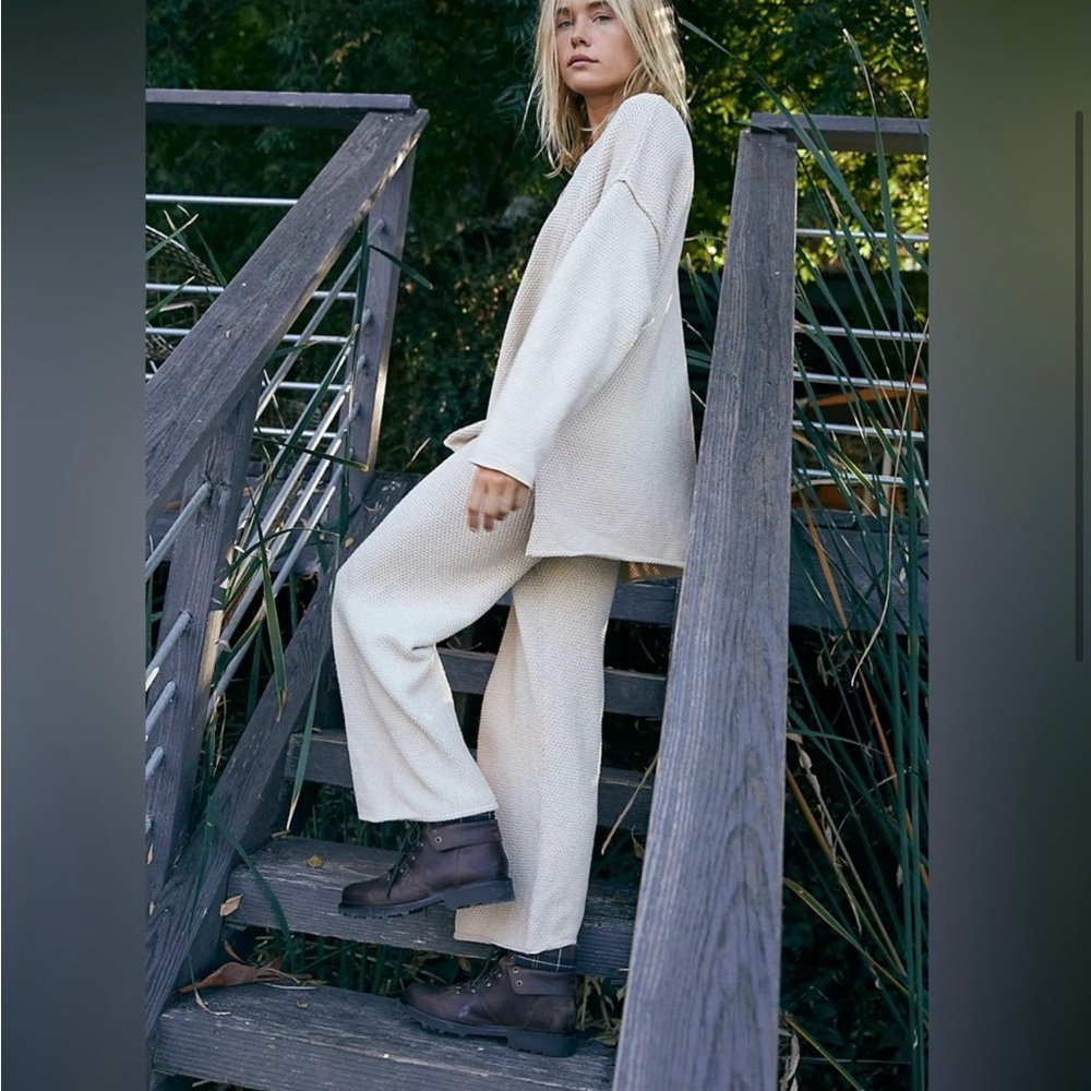 Free people Haliee sweater set (AU LAIT)